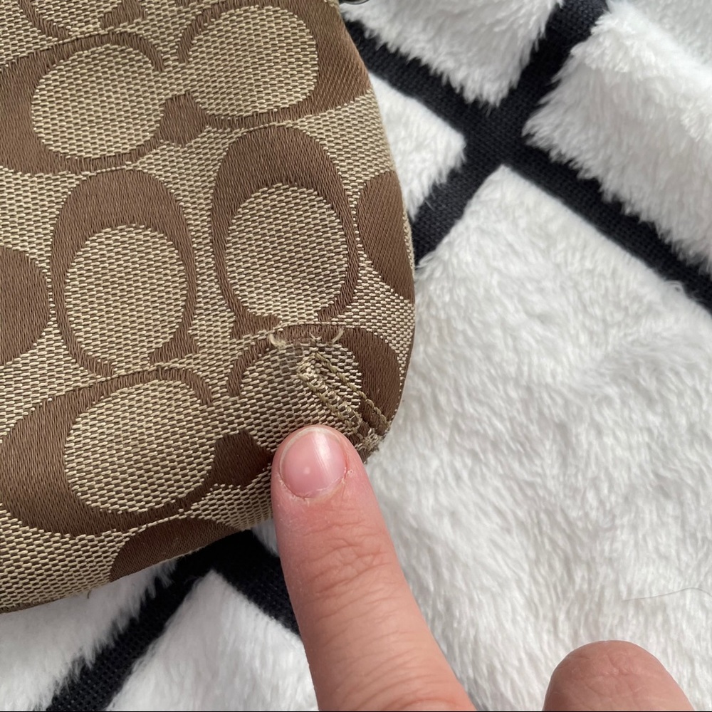 Coach Turn Lock Wristlet - Picture 7 of 9
